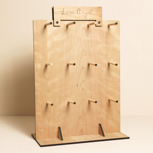 Small POS Stand with double sided logo